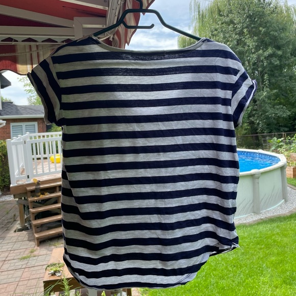 Navy blue and white striped shirt from Bluenotes - Picture 2 of 3